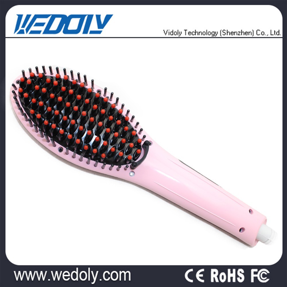 แปรงหวีไฟฟ้าผมตรง (ชมพู) ซื้อ 1 แถม 1