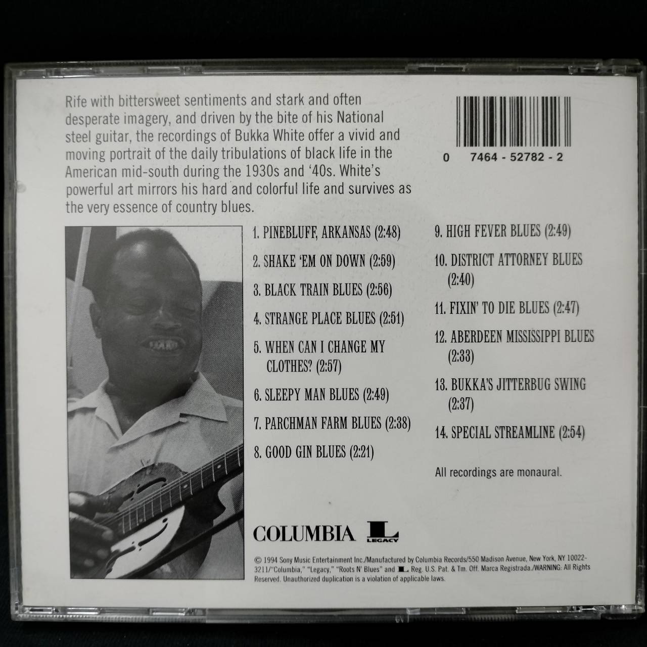 Bukka White – The Complete Bukka White / USA / ปกมีจุดเหลือง / แผ่นสวย