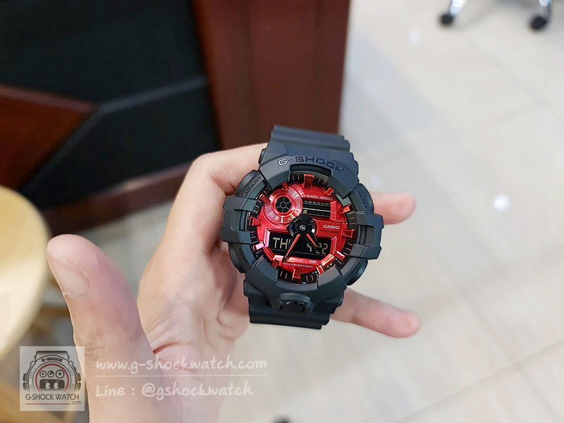 CASIO G-SHOCK นาฬิกาข้อมือ นาฬิกากันน้ำ นาฬิกาของแท้ ประกันศูนย์ CMG 1 ปี รุ่น GA-700AR-1A
