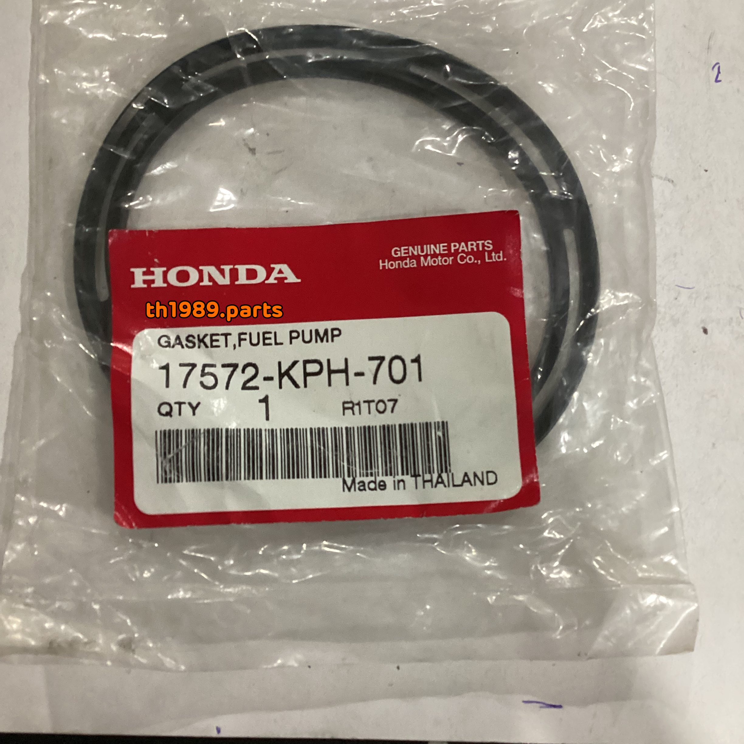 17572-KPH-701 ปะเก็นปั๊มน้ำมัน ปะเก็นวาล์วน้ำมัน WAVE125i 2005 อะไหล่แท้ HONDA