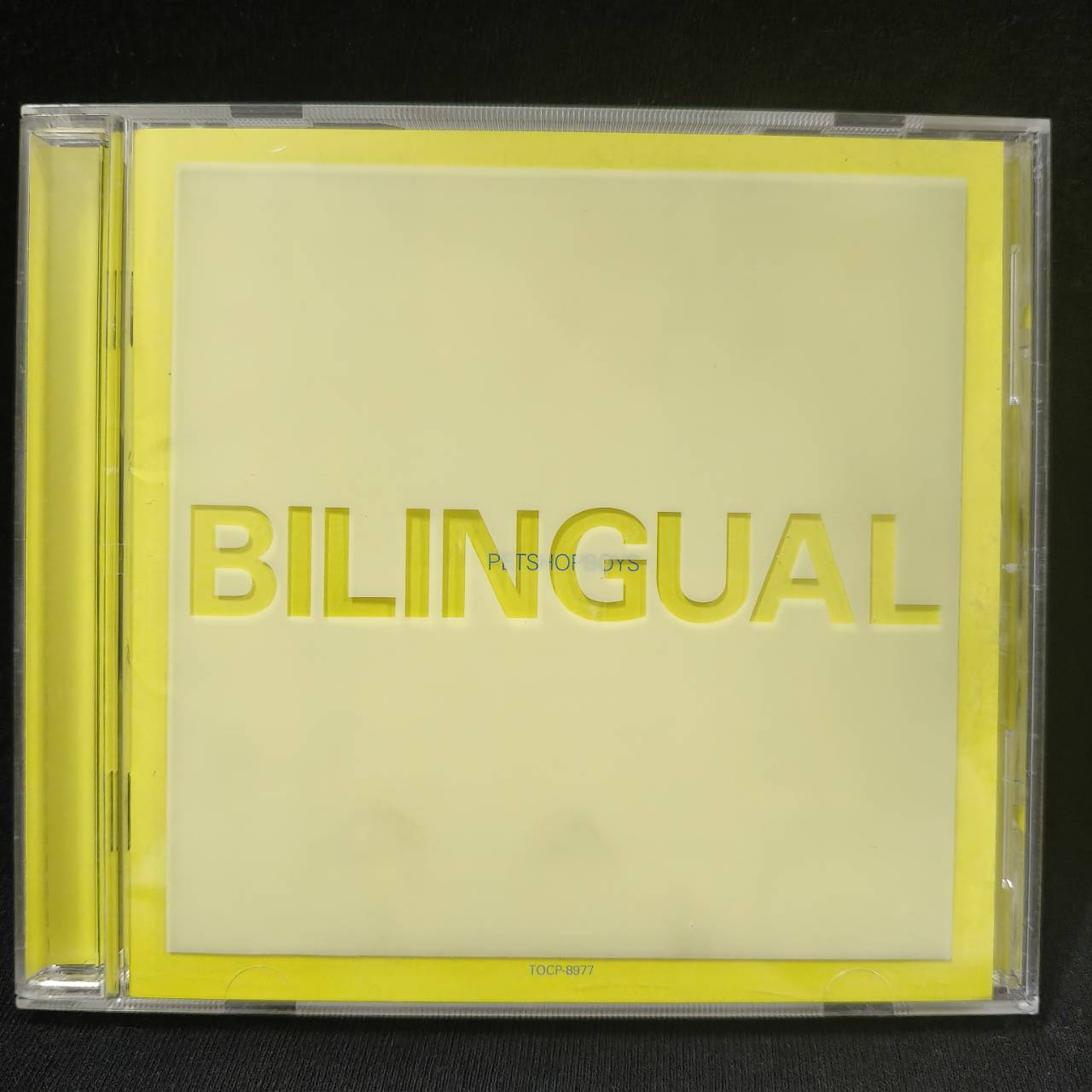 Pet Shop Boys – Bilingual / JAPAN / เขี้ยวล็อคถาดกล่องหัก / แผ่นดี