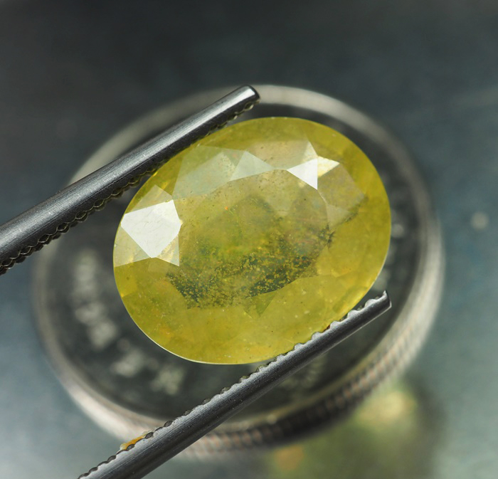 บุษราคัมอัฟริกา (Sapphire) 4.50 กะรัต