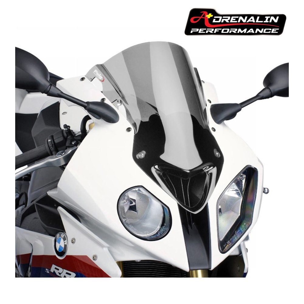 ชิวหน้า puig สำหรับ s1000rr 2009-2014 ทรง racing สี smoke