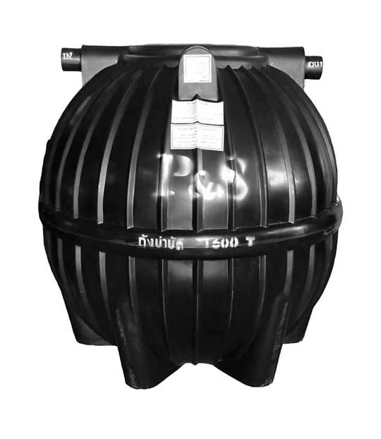 ถังบำบัดน้ำเสีย PE P&S รุ่น PSSTB-1600 (ทรงบอลลูน)