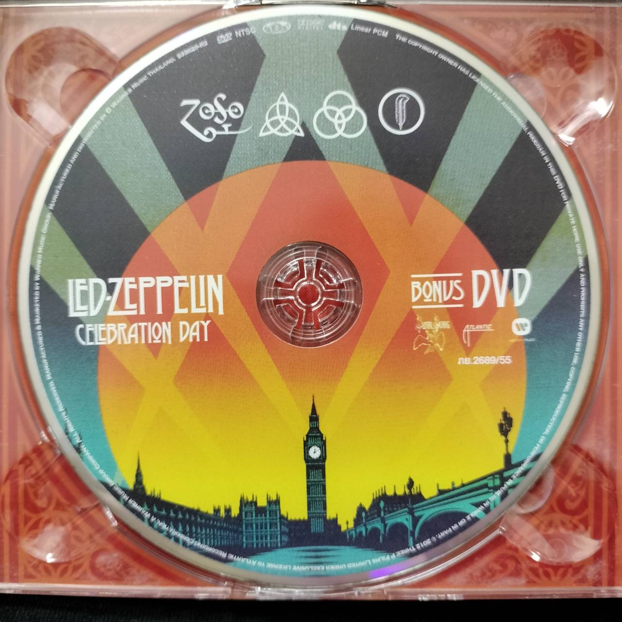 Led Zeppelin – Celebration Day / THAILAND / สันกล่องกระดาษขาด / 2CD+2DVD / แผ่นดี