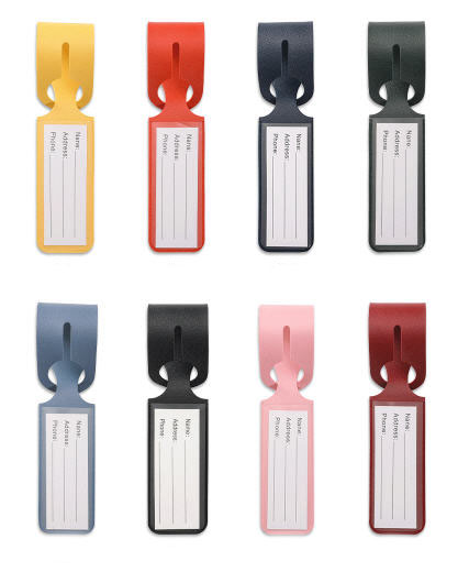 ป้ายห้อยกระเป๋าเดินทาง,ป้ายห้อย,ป้ายชื่อห้อยกระเป๋าเดินทาง,PU