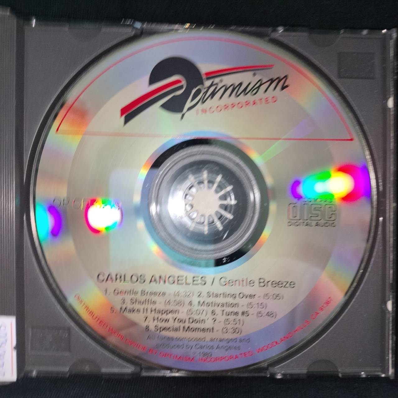 Carlos Angeles – Gentle Breeze / USA / ปกมีจุดเหลือง / แผ่นดี