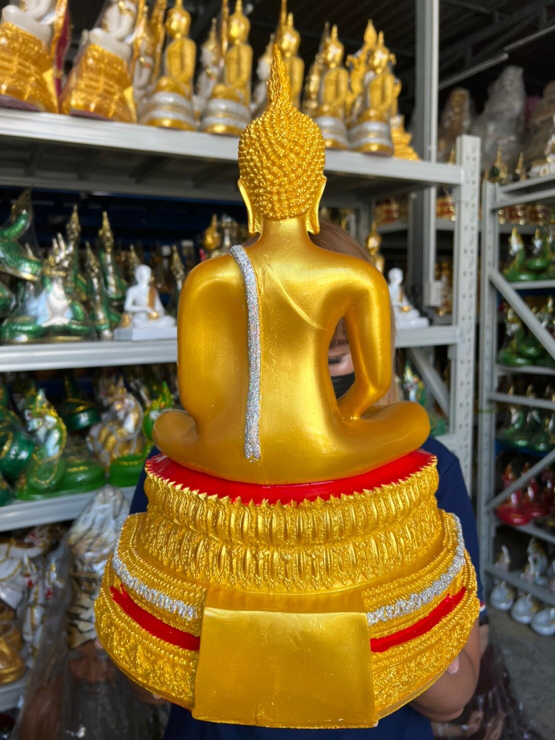 พระปางสมาธิ พระพุทธรูป กว้าง 13 นิ้ว สูง 18 นิ้ว