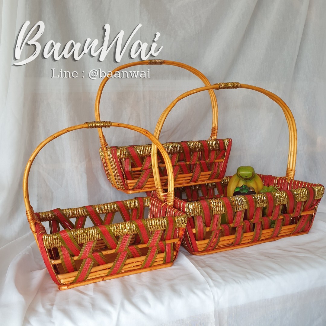 กระเช้า Code-005 VIP ทรงเหลี่ยม