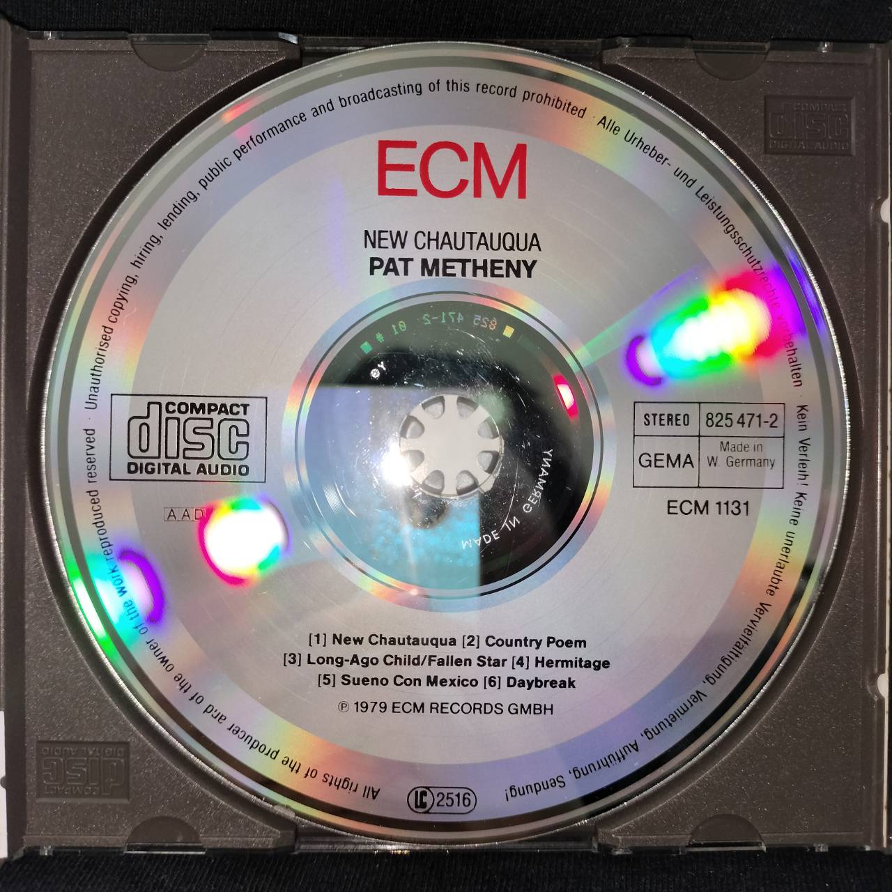 Pat Metheny – New Chautauqua / GERMANY / ค่าย ECM / ทะลุขอบ(ไม่โดนเนื้อแผ่น / แผ่นดี
