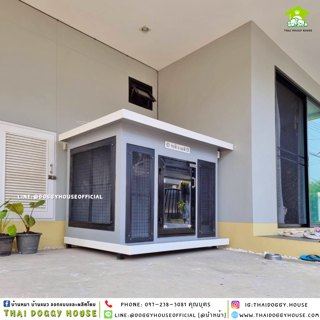 บ้านหมา แบบบ้าน 𝐁𝐎𝐗 𝐒𝐓𝐘𝐋𝐄