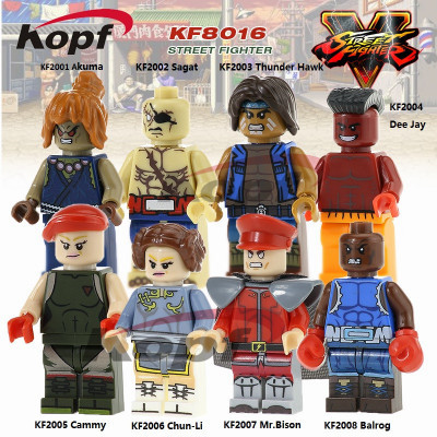 เลโก้จีน KF.2001-2008 ชุด Street Fighter ( สินค้ามือ 1 ไม่มีกล่อง )