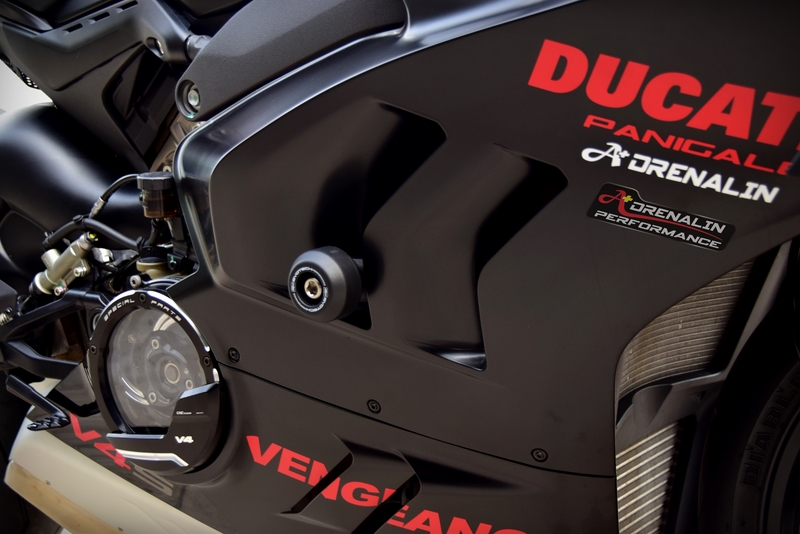 Evotech กันล้ม (Crash protector) สำหรับ Panigale V4 V4S V4R 2021+