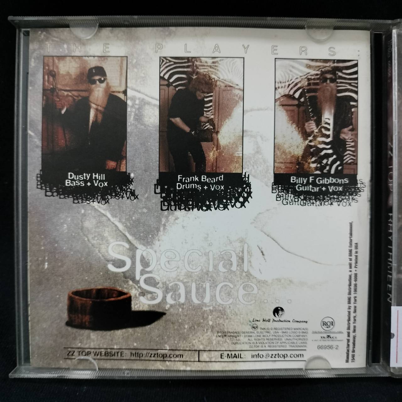 ZZ Top – Rhythmeen / GERMANY / แผ่นดี