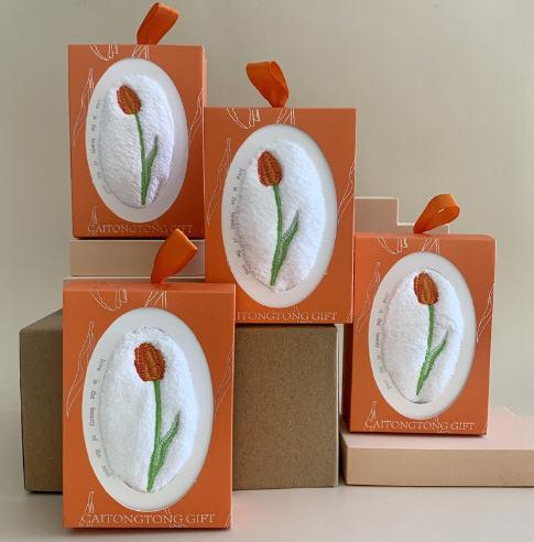 ผ้าขนหนู,ขนาด13x9x4.5cm