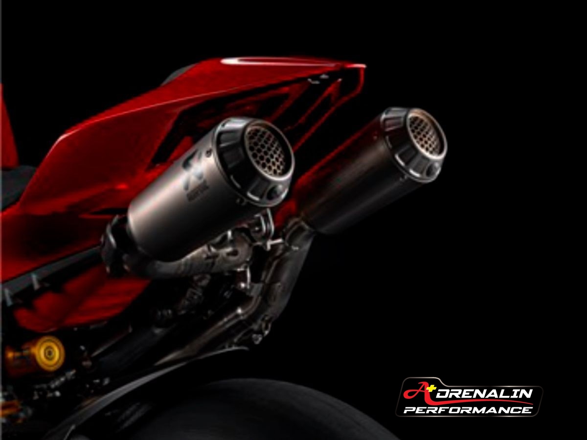 ท่อฟูล Akrapovic แบบปลายคู่ ออกท้าย สำหรับ V4 2025+ (For Exhibition only)