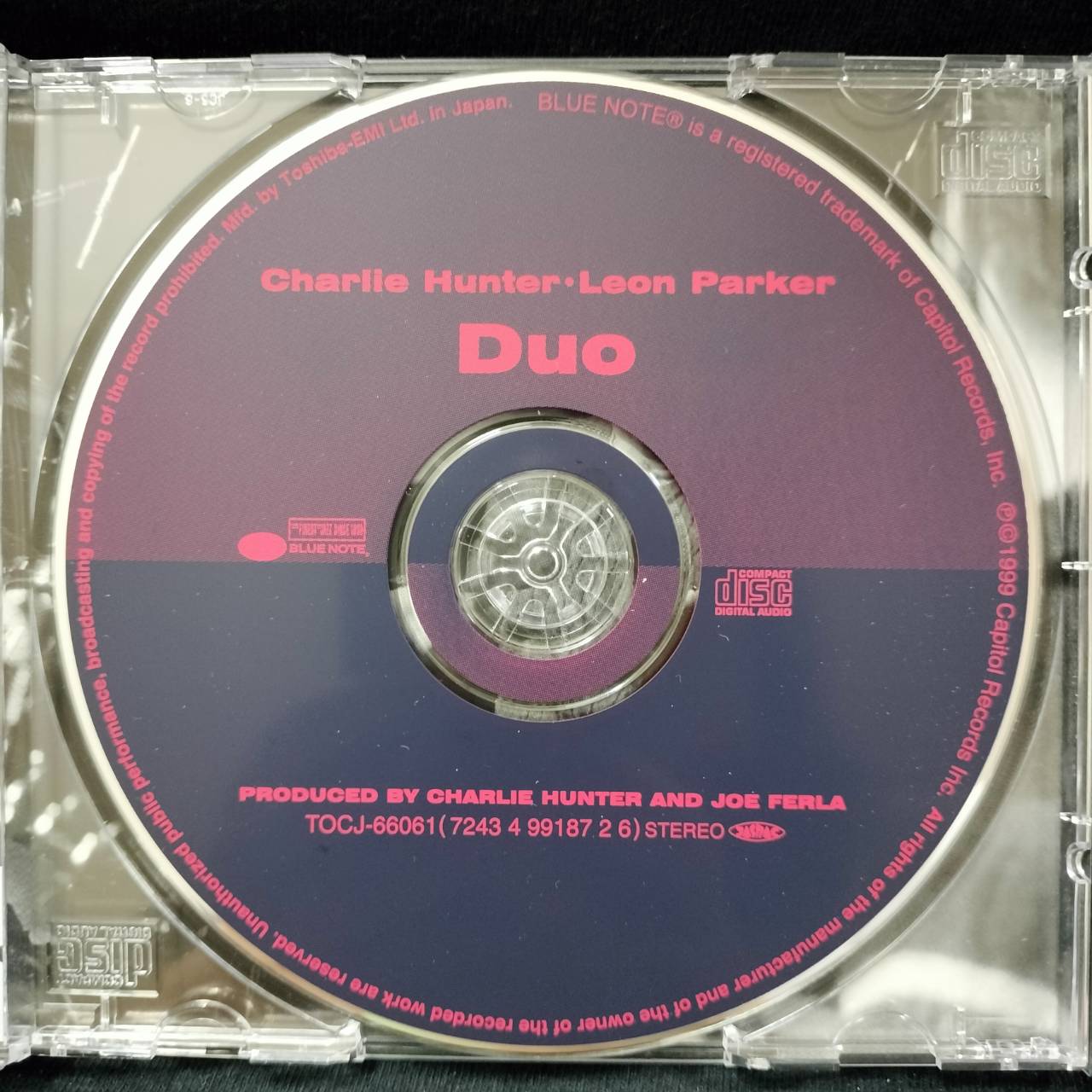 Charlie Hunter / Leon Parker – Duo / JAPAN / แผ่นสภาพนางฟ้า / มี Obi