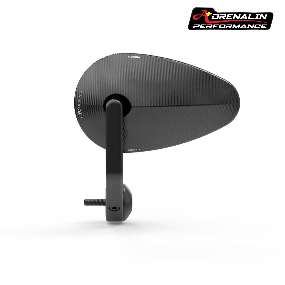 กระจกปลายแฮนด์ รุ่น Reverse Radial ติดตั้งปลายแฮนด์ จาก Rizoma ราคาข้างละ มาพร้อมตุ้มปลายแฮนด์