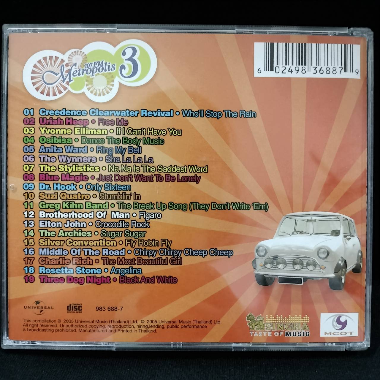 Various – 107FM Ametropolis 3 / THAILAND / แผ่นดี