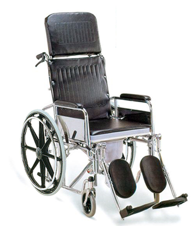 รถเข็นนั่งถ่าย ปรับเอนนอนได้ FS609GCB