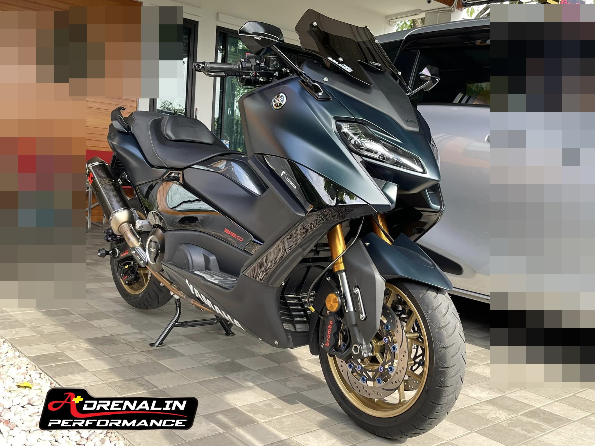 กระจกข้าง puig สำหรับ Tmax 560 2021+ พร้อมอแดปเตอร์