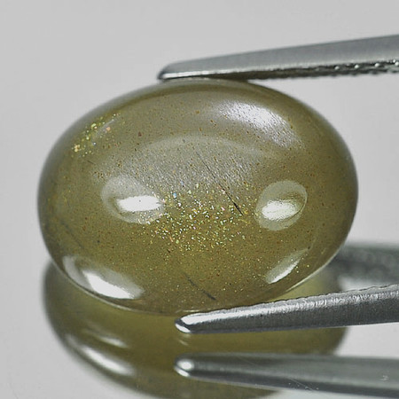 มูนสโตน (Moonstone) 5.70 กะรัตสีน้ำตาล