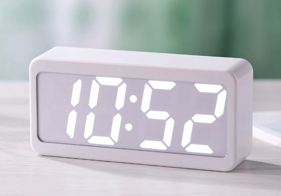 นาฬิกาLEDตั้งโต๊ะวัสดุทำจากไม้,นาฬิกาLED,นาฬิกาดิจิตอล