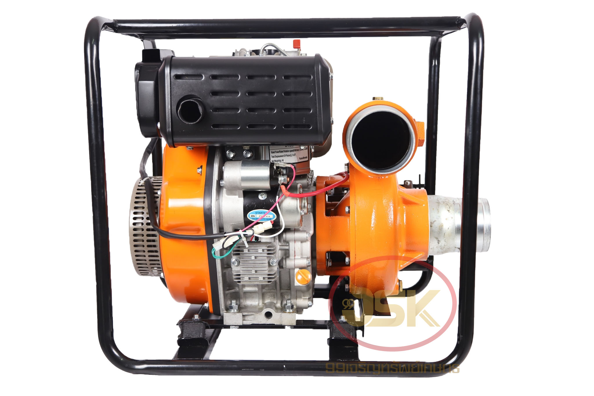 เครื่องสูบน้ำดีเซล TOYAMA 13 แรง ปั้ม 4นิ้ว เน้นปริมาณน้ำ