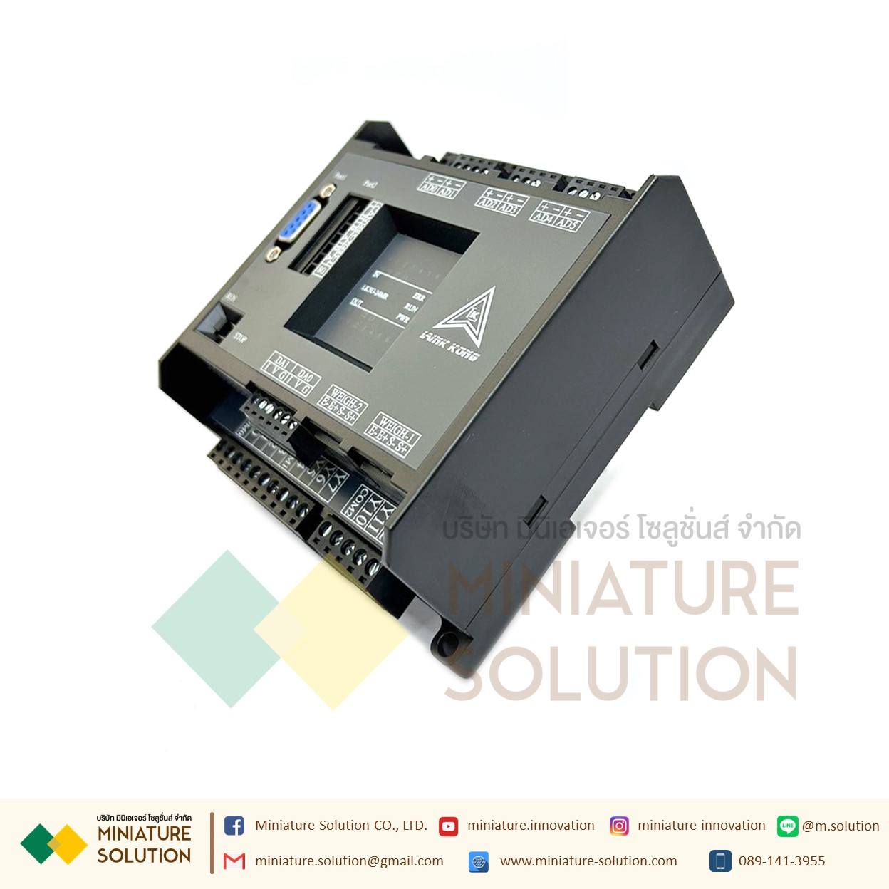 PLC LK3U-24MR-6AD-2DA MITSU GXWork