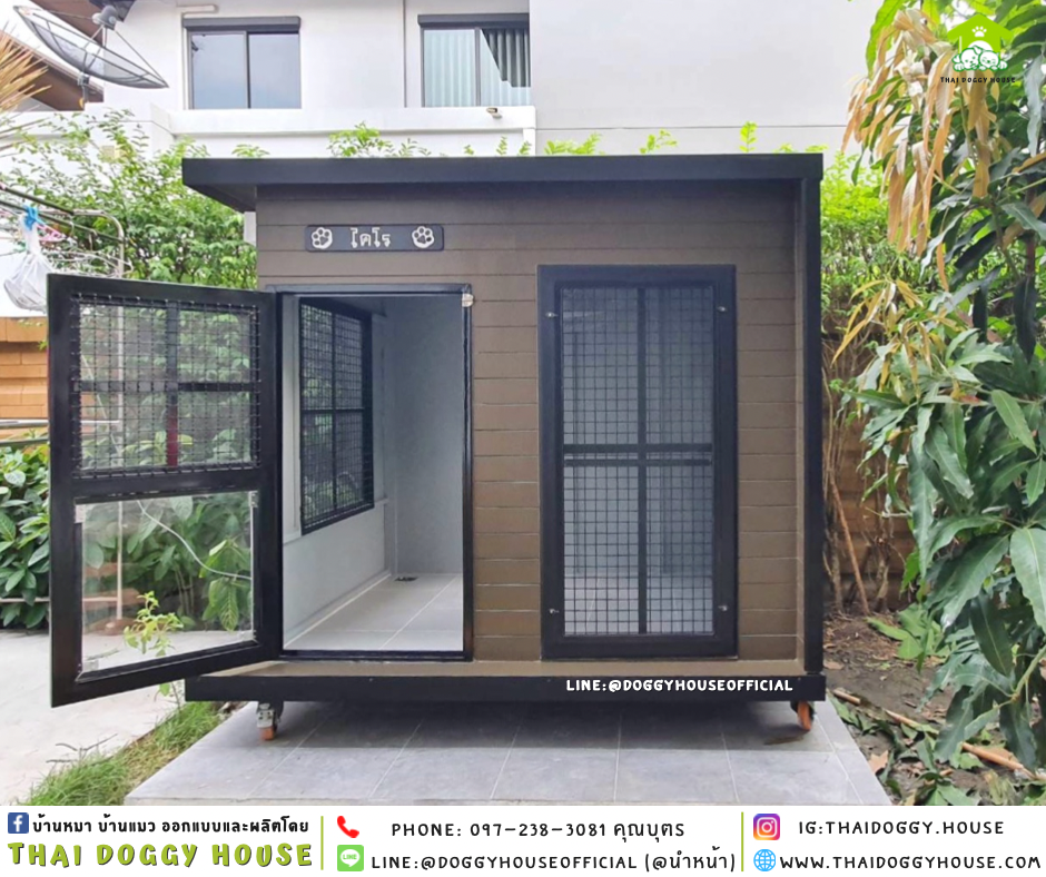 บ้านหมา แบบบ้าน Box style