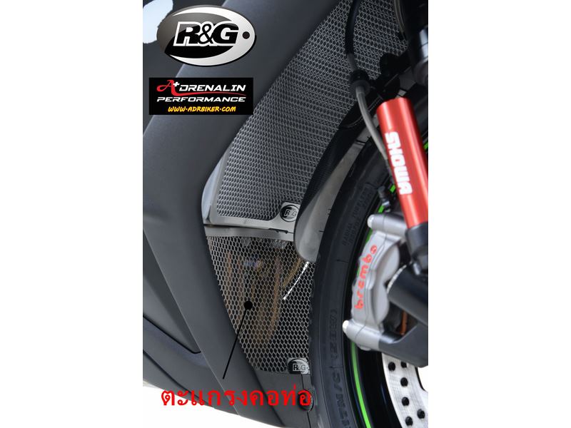 RG การ์ดคอท่อ (Head pipe Guard) สำหรับ ZX10R 2016+