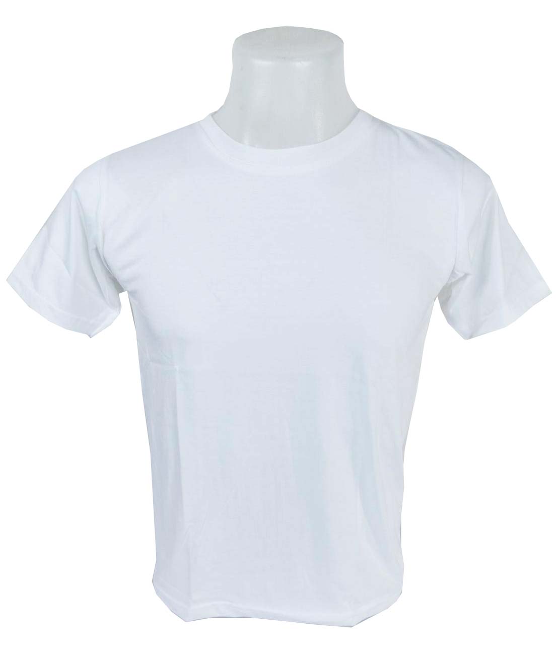 เสื้อยืดคอกลม สีขาว