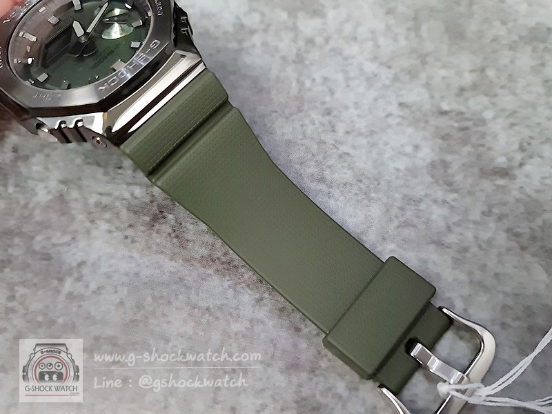 CASIO G-SHOCK นาฬิกาข้อมือ นาฬิกากันน้ำ นาฬิกาของแท้ ประกันศูนย์ CMG 1 ปี รุ่น GM-2100B-3A