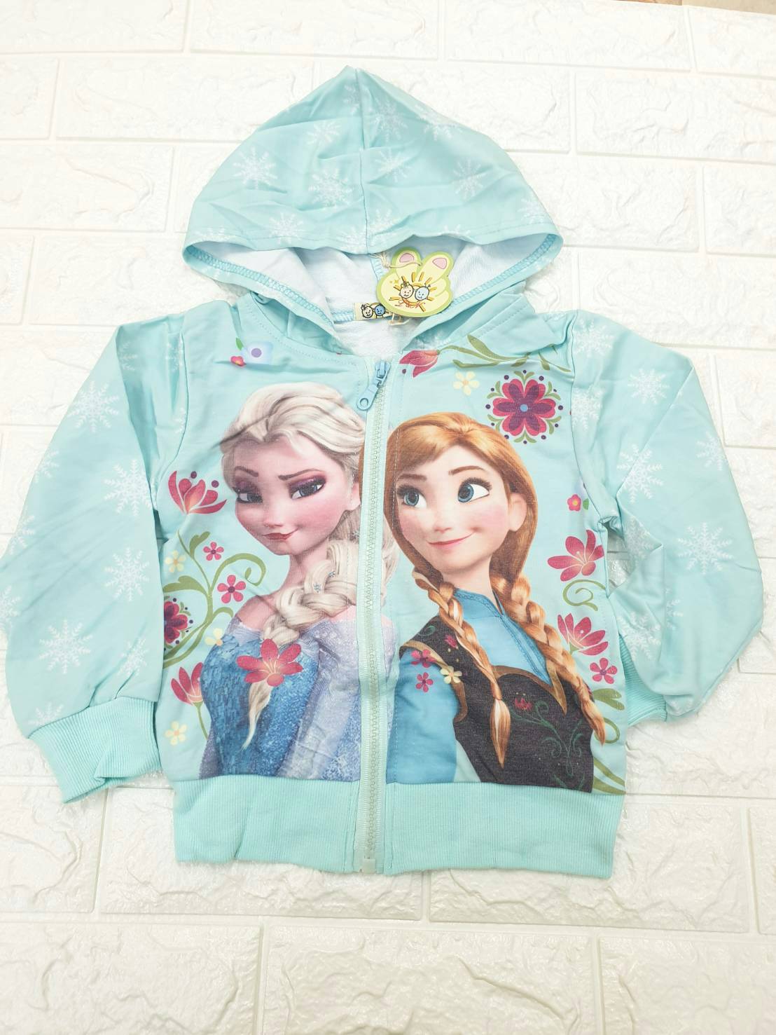 เสื้อกันหนาวเอลซ่า อันนาสีฟ้า สวยมากๆ ไซส์ 17 19 21 23