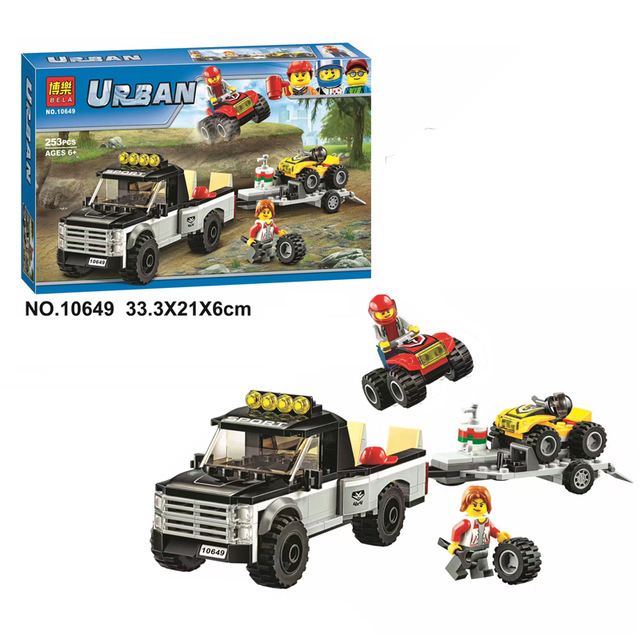 เลโก้จีน Bela.10649 ชุด Urban ATV Race Team