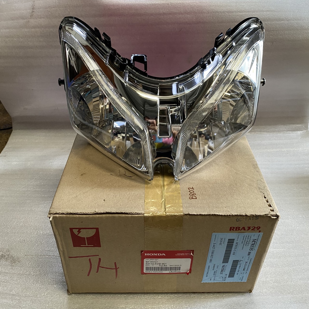 33110-KVB-901 ชุดไฟหน้า CLICK110 2006 (ตัวแรก) อะไหล่แท้ HONDA