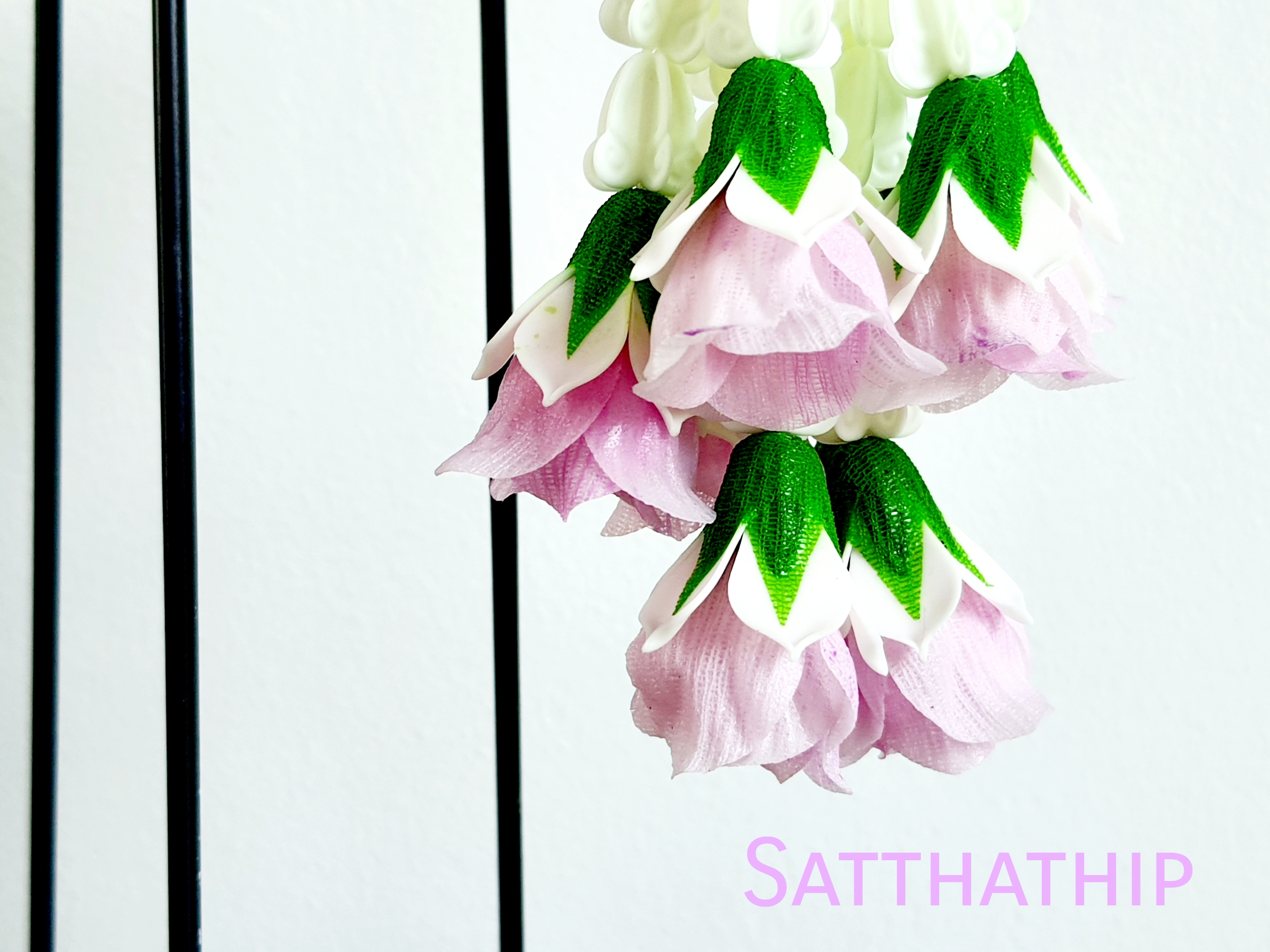 พวงมาลัยดอกพุดประดิษฐ์ - พวงมาลัยประดิษฐ์ - Artificial Garland