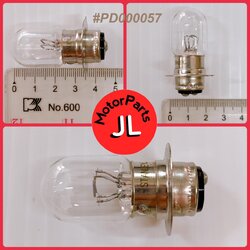 🛑อะไหล่เทียมเทียบแท้ หลอดไฟหน้ายี่ห้อ STANLEY แท้ A3603 12V 25W (T-19) แป้นเล็ก