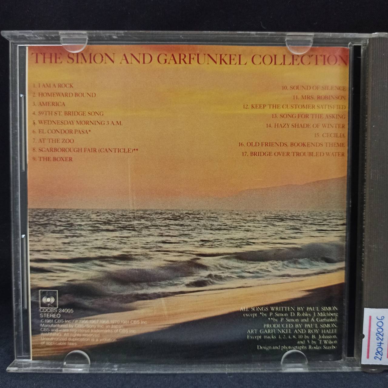 Simon & Garfunkel – The Simon And Garfunkel Collection / JAPAN / มีรอยบ้าง