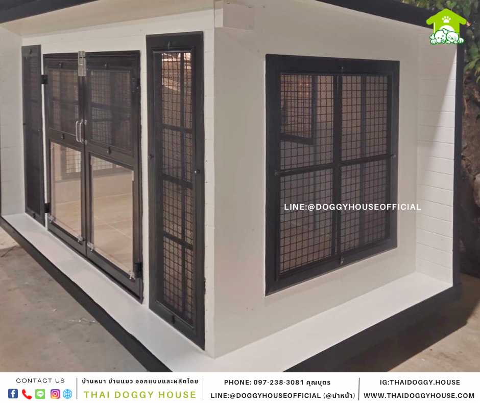บ้านหมา แบบบ้าน BOX STYLE
