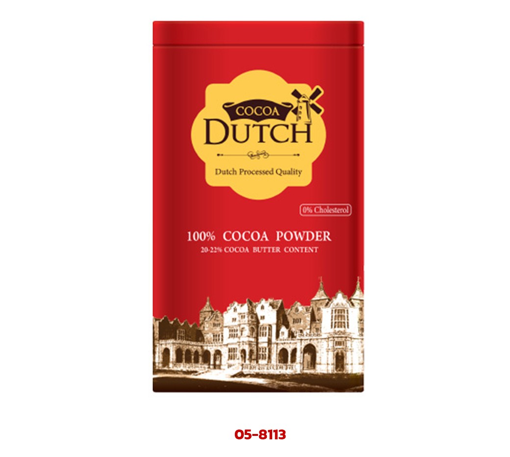 ผงโกโก้/ เครื่องดื่มชนิดผง ตราโกโก้ดัทช์ Cocoa Dutch Cocoa Powder (20-22% cocoa Butter content) 160 g. (05-8113)