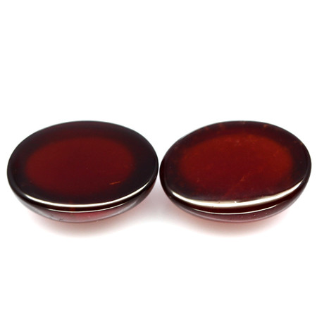 เฮสโซไนต์โกเมน (Hessonite) 16.80 กะรัต 2 ชิ้น