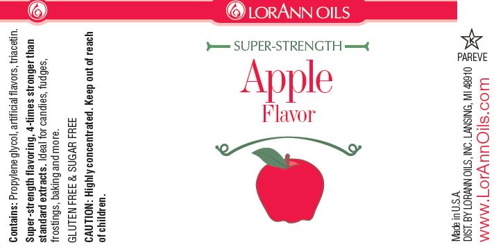 Lorann Super Strength Apple Flavor 1 oz. กลิ่นแอปเปิลเข้มข้น (06-7640)