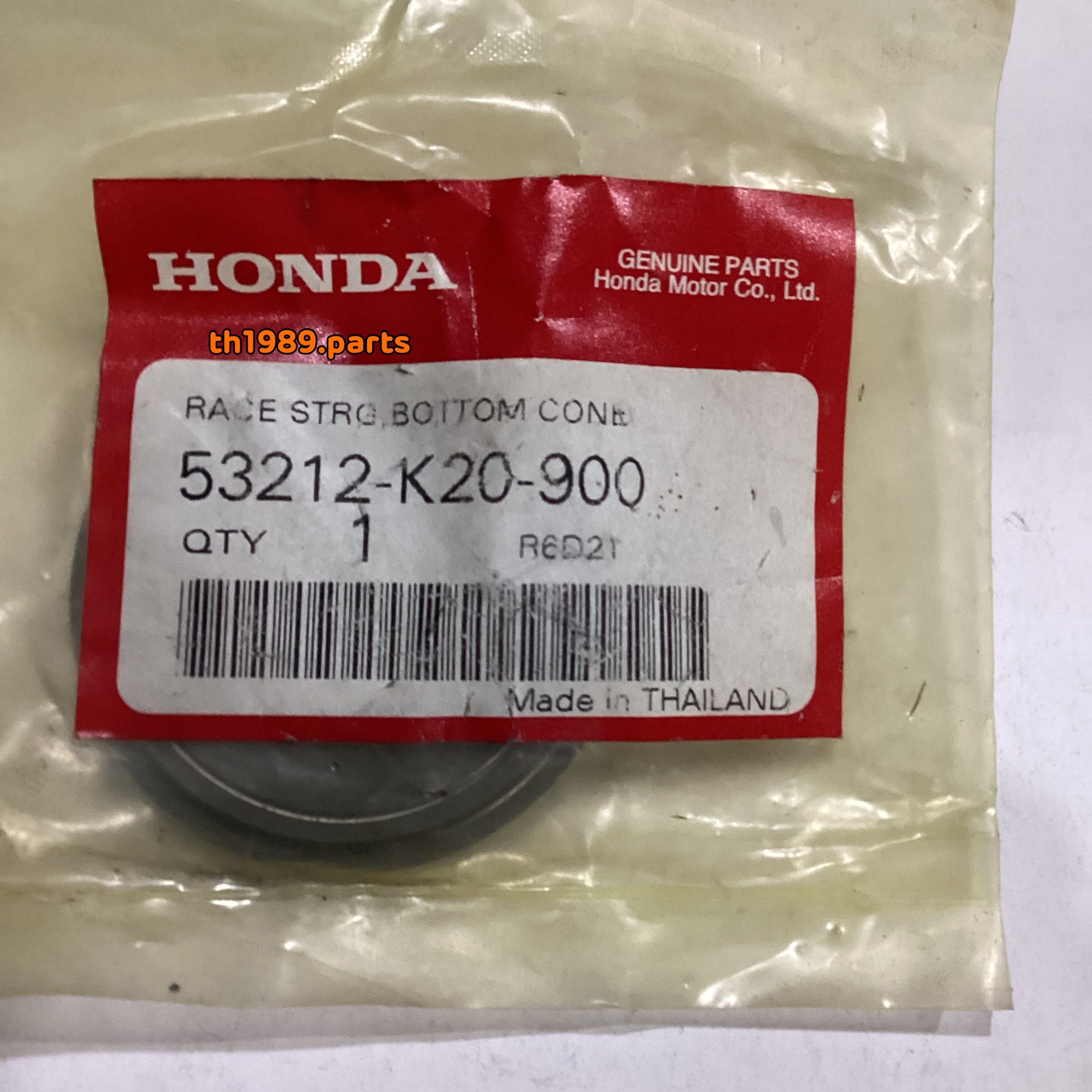 53212-K20-900 รางลูกปืนคอตัวล่าง ZOOMER-X 2012-2019 อะไหล่แท้ HONDA