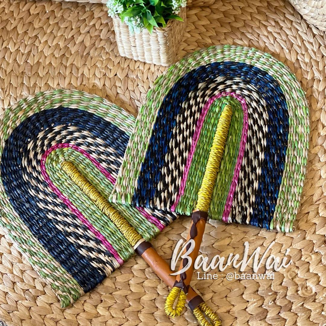 พัดสาน ทรงรี ขนาดใหญ่