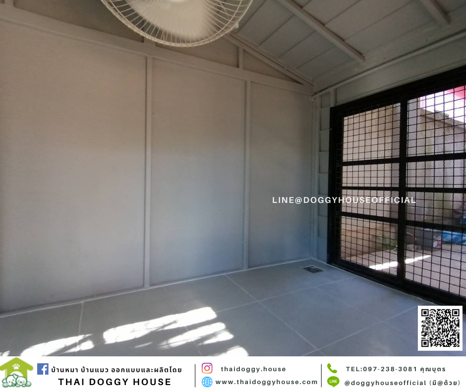 บ้านหมา ทรงจั่ว