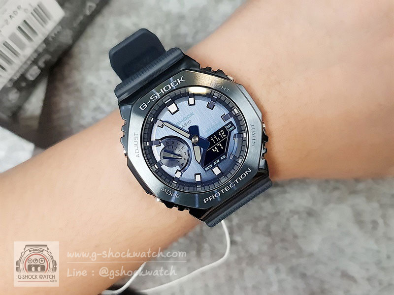 CASIO G-SHOCK นาฬิกาข้อมือ นาฬิกากันน้ำ นาฬิกาของแท้ ประกันศูนย์ CMG 1 ปี รุ่น GM-2100N-2A