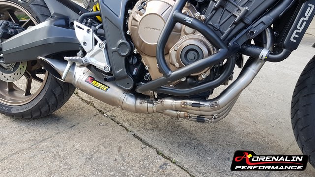 ท่อ Akrapovic full system (Titanium) สำหรับ CB 650 R 2019+ (For Exhibition only)