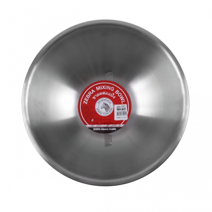 ชามผสมสแตนเลส 21 cm. ตราหัวม้าลาย (12-2892)