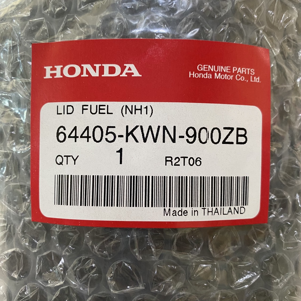 64405-KWN-900ZB ฝาปิดช่องเติมน้ำมันเชื้อเพลิง PCX125 2009 อะไหล่แท้ HONDA